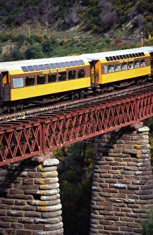 Carriage Prints: Taieri Gorge Train, near Dunedin, Otago