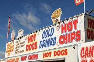 Amusement Park Prints: Takeaway Caravan, Wanaka, South Island, New Zealand