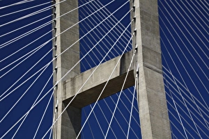 Images Dated 16th March 2006: Talmadge Bridge details, Savannah, Georgia