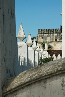 Images Dated 21st March 2006: Tanzania: Zanzibar, detail of old building