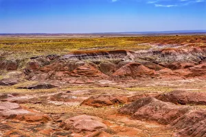 Images Dated 12th August 2021: Tawa Point, Painted Desert, Petrified Forest National Park, Arizona