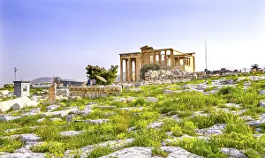 Athens Prints: Temple of Erechtheion, Athens, Greece