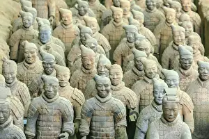 Images Dated 11th July 2015: Terra Cotta Army Museum, The Terracotta Army of Warriors & Horses is a collection