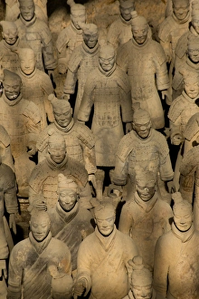 Images Dated 16th May 2014: Terracotta soldiers UNESCO World Heritage Site