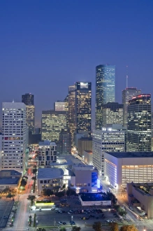 Images Dated 21st October 2008: Texas, Houston. Downtown skyline