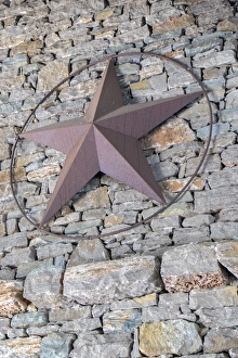 Texas Prints: Texas star, Austin, Texas, USA