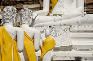 Images Dated 25th February 2012: Thailand, Ayutthaya. Wat Phra Chao Phya-thai (aka Wat Yi Chai-mongkol)