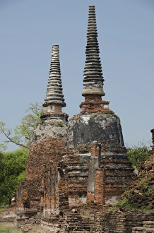 Images Dated 25th February 2012: Thailand, Ayutthaya. Wat Phra Si Sanphet