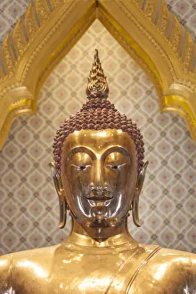 Thailand, Bangkok. Chinatown, Wat Traimit, the Golden Buddha