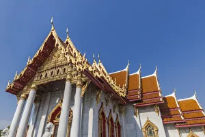 Architecture Prints: Thailand, Bangkok. Dusit, Wat Benchamabophit, Marble Temple