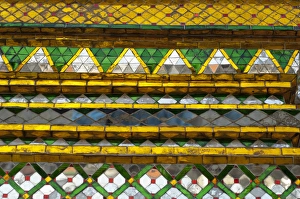 Images Dated 27th February 2012: Thailand, Bangkok. The Grand Palace, established in 1782. The Upper Terrace monuments