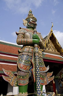 Thailand, Bangkok. The Grand Palace, established in 1782
