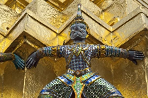 Images Dated 27th February 2012: Thailand, Bangkok. The Grand Palace, established in 1782