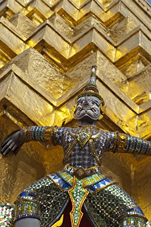 Images Dated 27th February 2012: Thailand, Bangkok. The Grand Palace, established in 1782