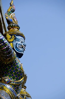 Thailand, Bangkok. The Grand Palace, established in 1782