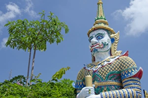Thailand, Ko Samui (aka Koh Samui). Wat Plai Laem, Buddhist temple