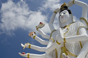 Thailand, Ko Samui (aka Koh Samui). Wat Plai Laem