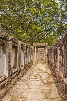 Thailand. Phimai Historical Park. Ruins of ancient Khmer temple complex