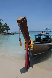 Oceanfront Prints: Thailand, Phuket, Andaman Sea. Phi Phi Islands National Park, island of Phi Phi Don