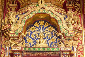 Elaborate Prints: Thailand. Temple detail
