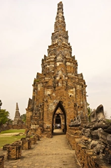 Pointed Prints: Thailand. Wat Chai Wattanaram temple Ayutthaya, Thailand