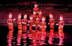 Vietnam Prints: Thang Long Water Puppet Theatre