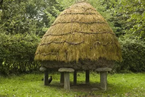 Images Dated 23rd September 2006: Thatched roof henhouse, Bunratty Folk Park, County Clare, Ireland, Architecture, Facade
