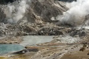Natural Resource Prints: Thermal vents at Bumpass Hell, Lassen Volcanic National Park, Mount Lassen, California