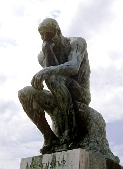 Images Dated 30th October 2008: The Thinker by Rodin. 1906 Copyright: R. Sheridan / aA Collection