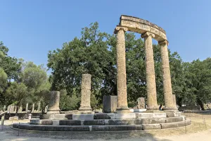 Tholos, Ancient Greek ruins, Oympia, Greece, Europe