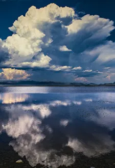 Red Rock Lake Prints: Thunderhead reflection, Red Rock Lake, Wyoming
