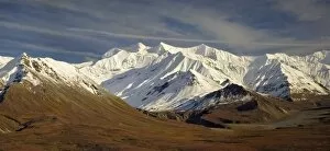 Tight Portrait of Un-named Alaska Range Peaks