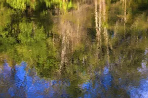 Images Dated 6th September 2021: Tippecanoe River reflections, Tippecanoe State Park, Indiana, USA