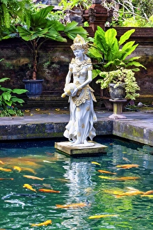 Spiritual Prints: Tirta Empul Temple is a Hindu Balinese water temple located near Ubud in Bali