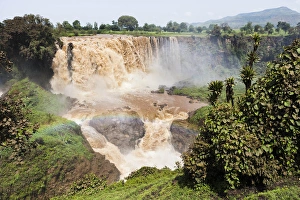 Tis Isat, the waterfall of the Blue Nile in Ethiopia