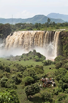 Tis Isat, the waterfall of the Blue Nile in Ethiopia