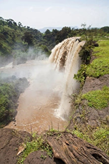Tis Isat, the waterfall of the Blue Nile in Ethiopia
