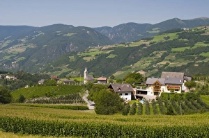 Villnoss Prints: Tiso, Funes Valley (Villnoss), Dolomites, Trentino Alto Adige, South Tyrol, Italy