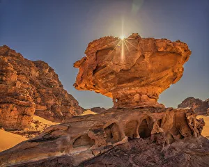 Wadi Rum Prints: Toadstool Rock, Wadi Rum, Jordan