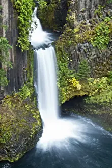 Natural Wonder Prints: Toketee Falls; Autumn; Umpqua national Forest; Oregon; USA