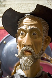 Images Dated 18th July 2006: Toledo, Spain. A statue of the famous figure, Don Quixote