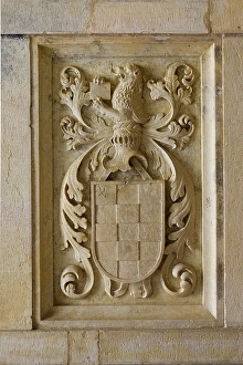 Lion Prints: Tomar, Portugal. Tomar castle, home to the Convento de Christo and the last of the Knights Templar