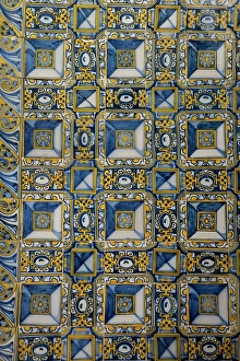 Images Dated 2nd January 2024: Tomar, Portugal. Traditional Portuguese tiles