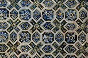 Images Dated 2nd January 2024: Tomar, Portugal. Traditional Portuguese tiles