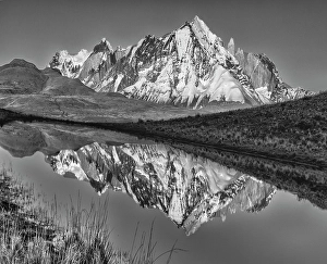 Images Dated 28th June 2024: Torres del Paine reflection pool, Chile