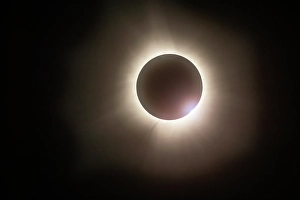 Prints of Total eclipse of the sun in 2024 from Celina, Ohio, USA. (Editorial Use Only) Images Dated 2024 September: Total eclipse of the sun in 2024 from Celina, Ohio, USA. (Editorial Use Only)