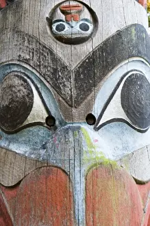 Images Dated 24th July 2008: Totem pole at the Royal BC Museum in Victoria British Columbia Canada