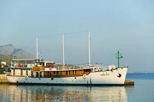 tourist boat, split, croatia, eastern europe. balkan, europe