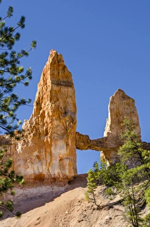 Sandstone Prints: Tower Bridge rock formation, Bryce Canyon National Park Utah, USA