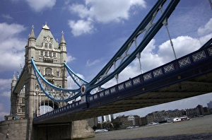 Thames River Prints: The Tower Bridge over the Thames River in London